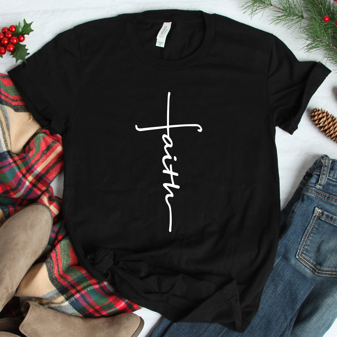 Faith Cross Tee (Bestseller)