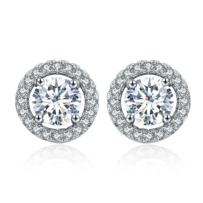 The Elizabeth Halo Earrings