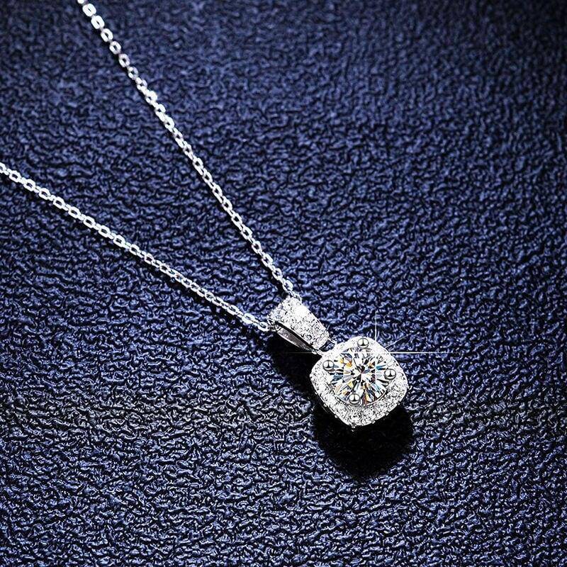 The Olivia Cushion Cut Necklace