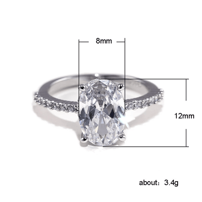 The Ivy Oval Cut Ring