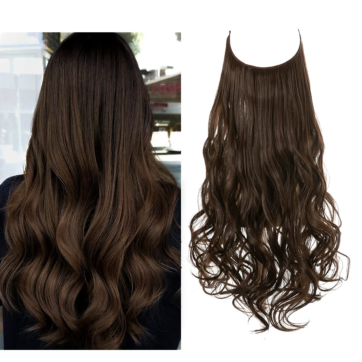 Secret Hair Invisible Halo Hair Extensions