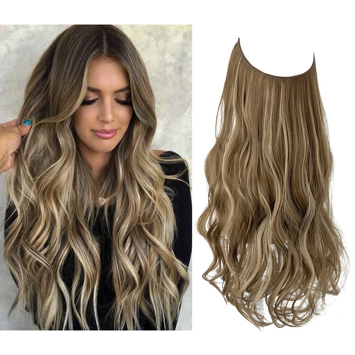 Secret Hair Invisible Halo Hair Extensions