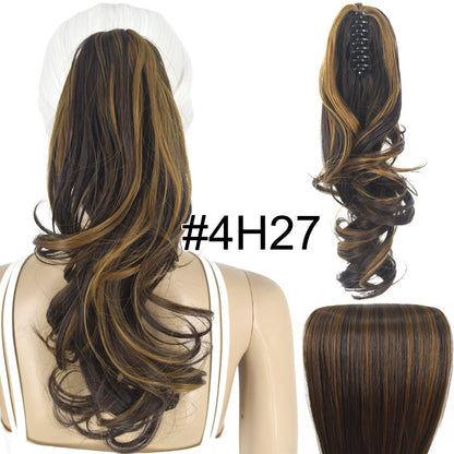 Wavy Claw Clip in Ponytail Hair Extensions